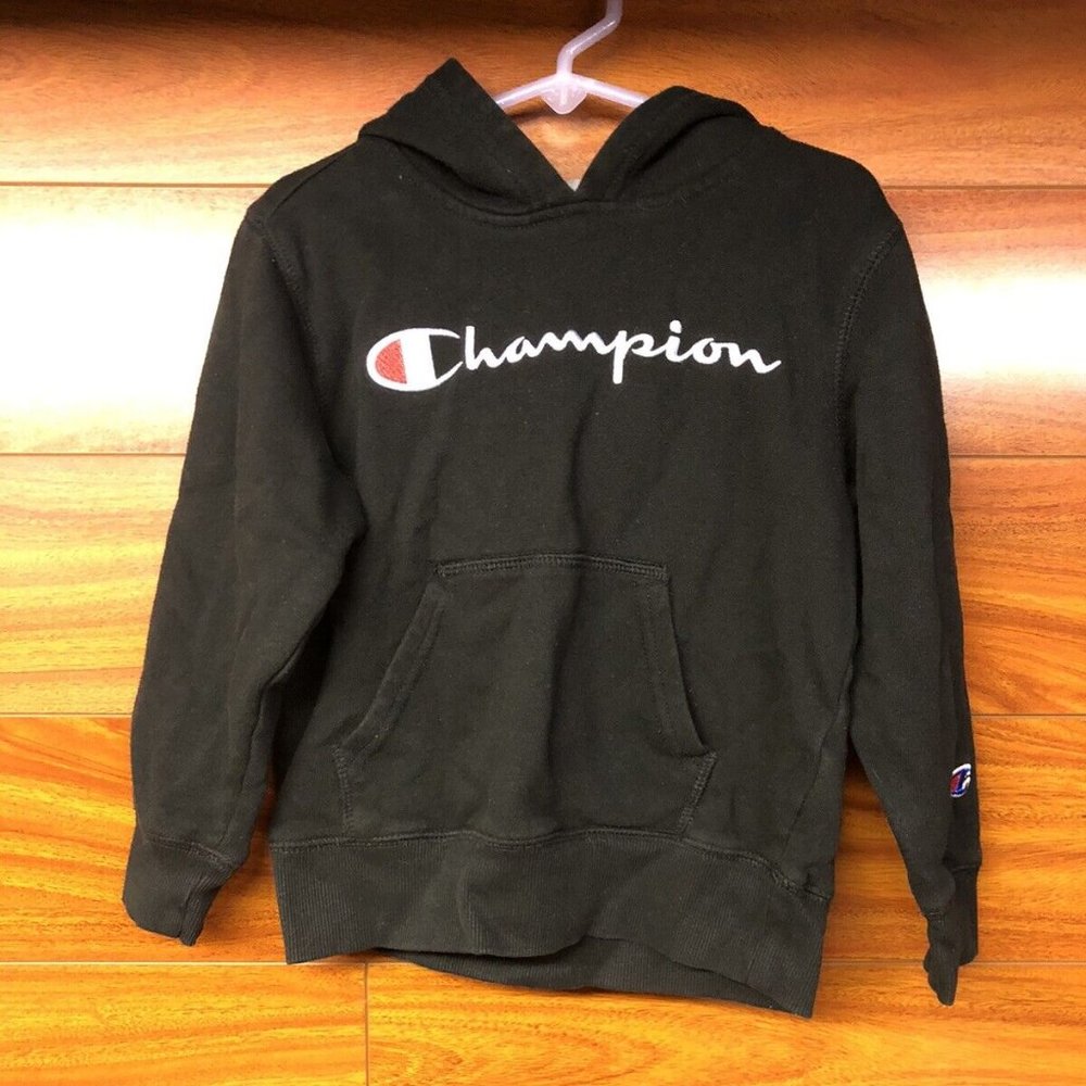 Champion Boys Sweatshirt Black Size 5